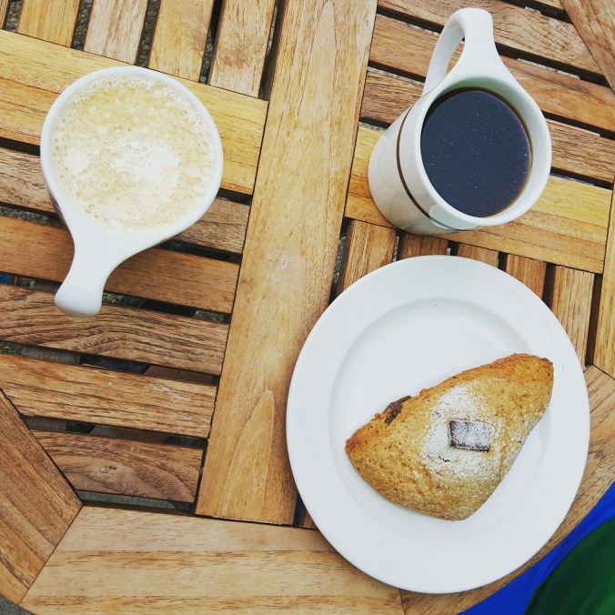 Then we got some coffee and pastries!