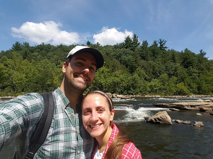 Selfie along the river