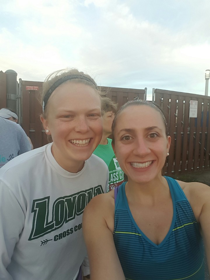 pre-race selfie with Mary