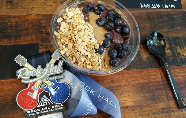 post-race fuel. My fave acai bowl at Restore!