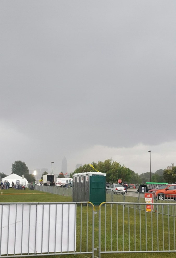 The weather Saturday night