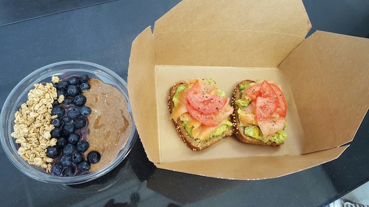 smoked salmon toast. BEST. 