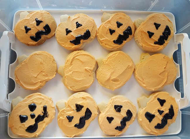 and pumpkin sugar cookies.