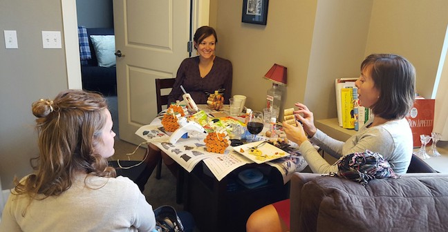 ladies doing their craft