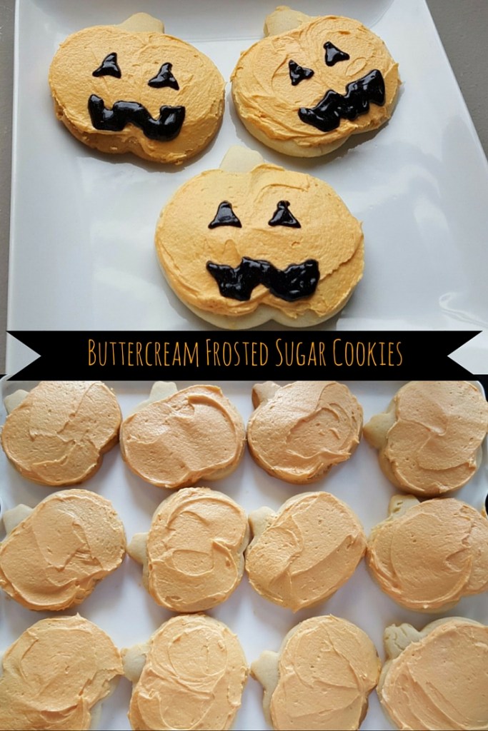 sugar cookies with buttercream frosting