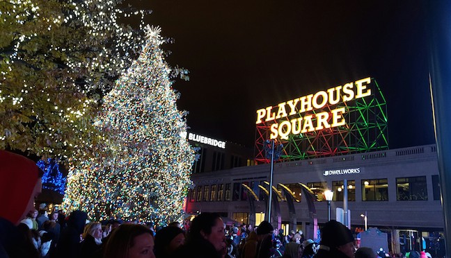 lights in playhouse square