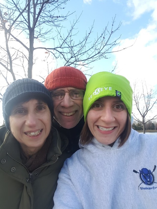 selfie taking a walk