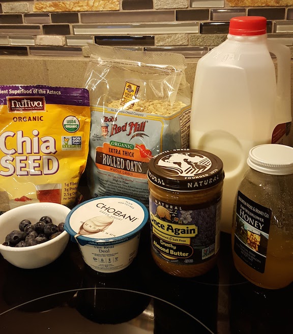 overnight oats ingredients