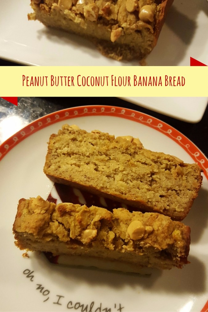 Peanut Butter Coconut Flour Banana Bread