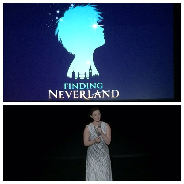 Trista Moldovan, a Broadway star from Northeast Ohio, did an emotional song from Finding Neverland (photo from Playhouse Square)