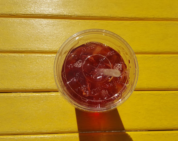 Iced berry hibiscus = perfect for the warm weather we were having!