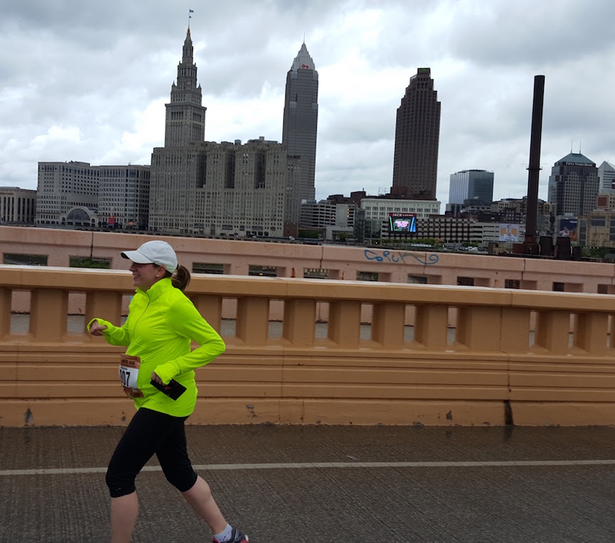 on one of the said "hills" - the Lorain Carnegie bridge!