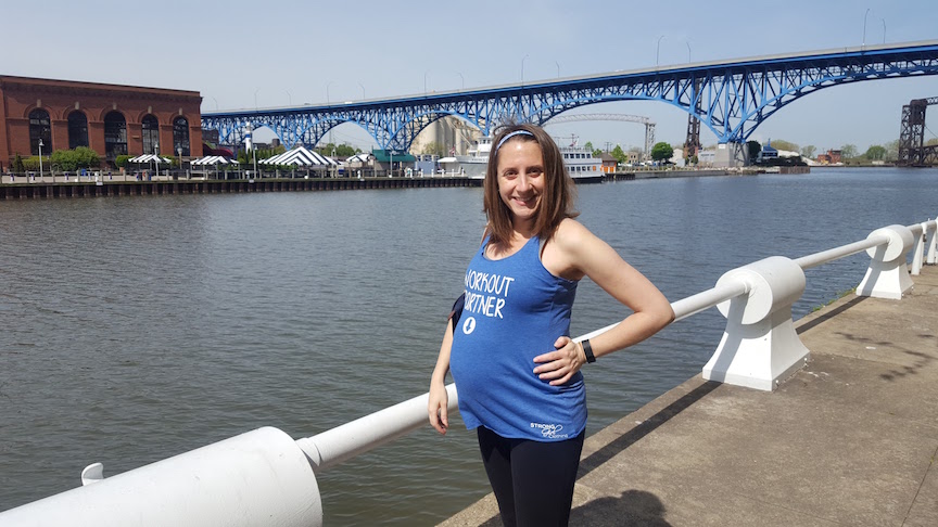 running this pregnant was not as fun as it looks