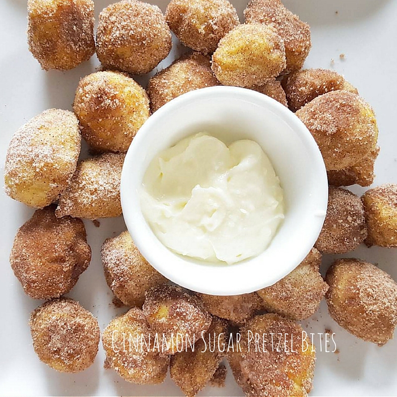 Cinnamon Sugar Pretzel Bites