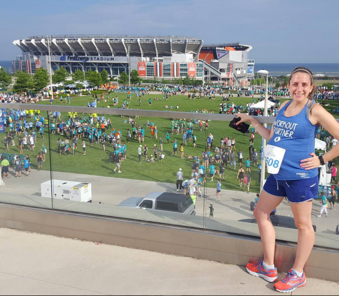 so sunny I have to squint before the race