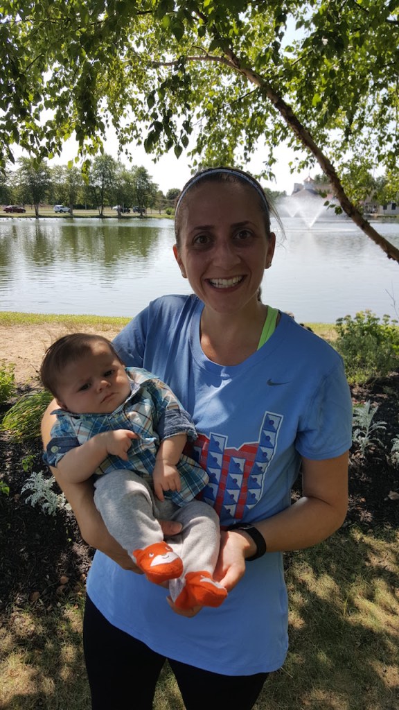 post-run pic at the park