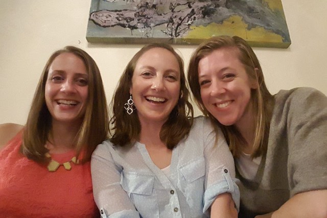 girls night out with Katie and Caitlin!