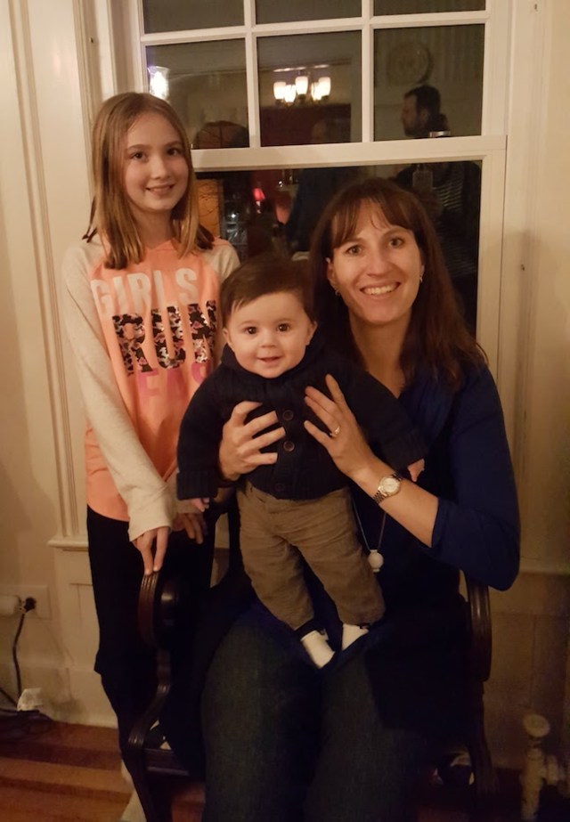 with B's aunt Patty and cousin Meghan