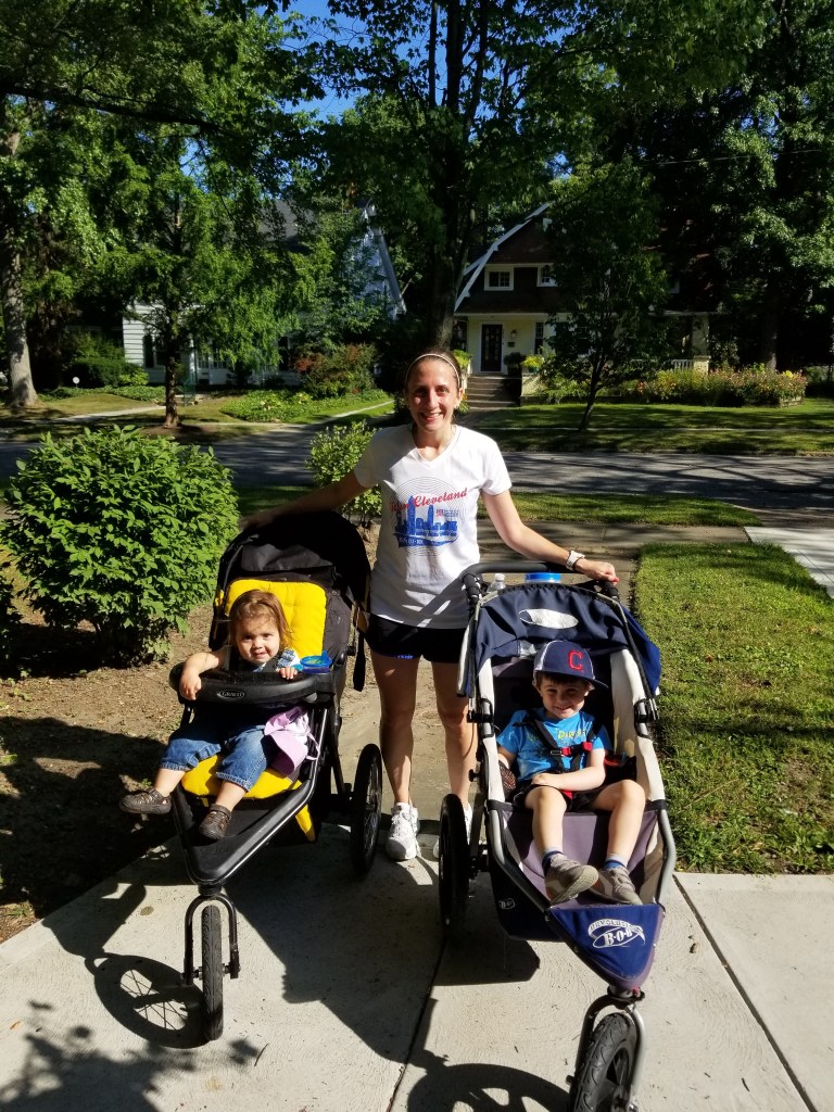 running with the BOB stroller